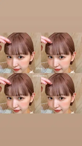 ショート 暖色/柔らかヘア 🩰ayano♡のヘアスタイル