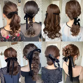 ヘアアレンジ 大人可愛いヘアメイク 💋🧚‍♀️しずかのヘアスタイル