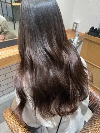 ロング 透明感カラー/ カット🎀あつこ🎀のヘアスタイル