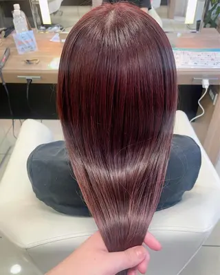 ロング カラー ハイトーン/レイヤー 似合わせ・ユキノのヘアスタイル