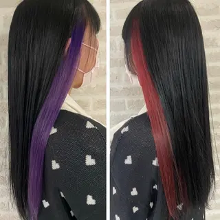 ロング カラー ヘアアレンジ 北岡 慶子 大宮駅西口徒歩3分のヘアスタイル