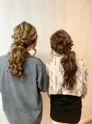 ヘアアレンジ GLOSS 心斎橋 山上のヘアスタイル