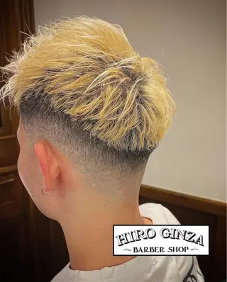 ショート メンズ 猪井 明のヘアスタイル