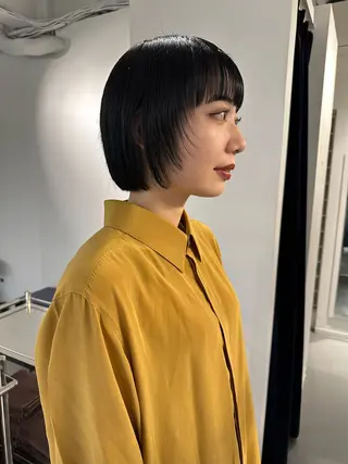 ミディアム カラー お悩み解決パーマ hana🩰のヘアスタイル