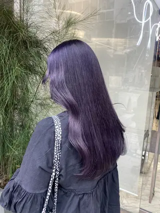 ロング カラー フェザーショート⚡️ REONのヘアスタイル