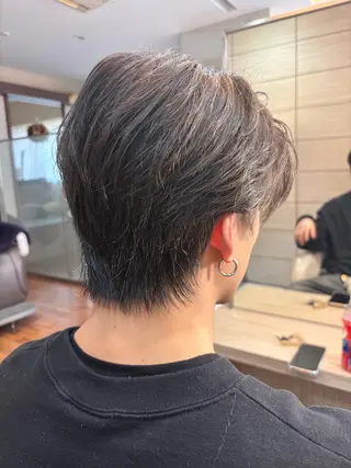 ミディアム メンズ 浅田 楓のヘアスタイル