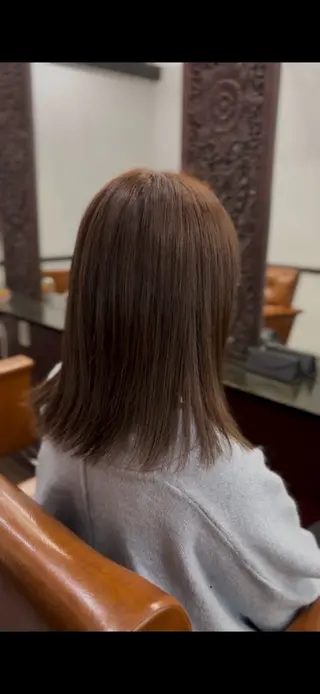 ミディアム カラー chouchou所属・本間友也/透明感 /ハイトーンのヘアスタイル