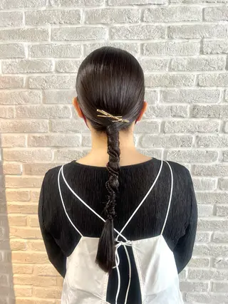 ロング ヘアアレンジ Topstylist YUKIのヘアスタイル