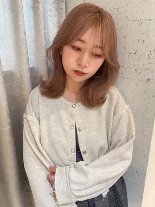 ミディアム カラー mai / linoah˚✧のヘアスタイル