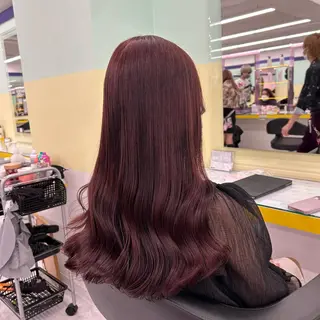 セミロング カラー ヘアアレンジ mai🍑暖色カラー /レイヤー💖のヘアスタイル