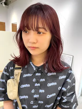 ミディアム カラー ♡kyoka /  uyu♡のヘアスタイル