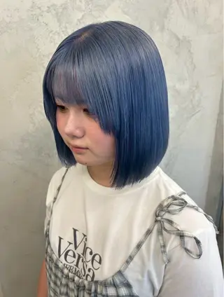 カラー イブ/ 髪質改善 カラー/縮毛矯正のヘアスタイル