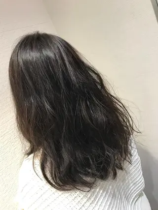 ミディアム カラー パーマ 【メンズ縮毛矯正】 田中秀斗のヘアスタイル