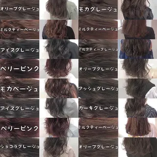 カラー 💖ブリーチなし透明 感💖ASAHIのヘアスタイル