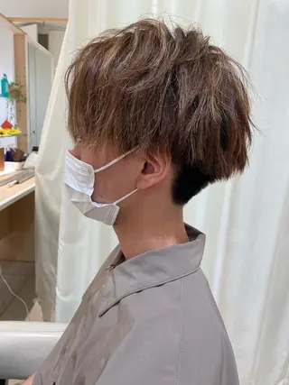 ショート メンズ 🩵波巻き／ツイスパ HARU💎のヘアスタイル