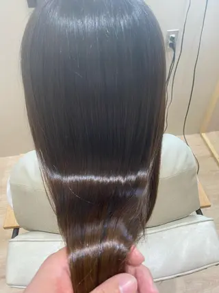 セミロング シムラ カイゲンのヘアスタイル