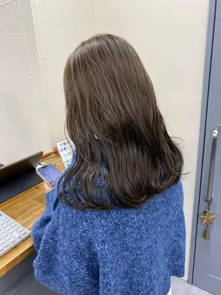 カラー レディースパーマ モデル募集RIKOのヘアスタイル