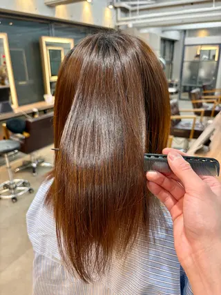 ミディアム 💎艶髪／美髪特化 世麗💎のヘアスタイル