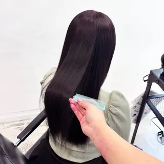 ミディアム カラー ヘアアレンジ 🎀モテ暖色× エクステ🎀あかりのヘアスタイル
