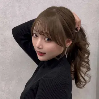 ロング カラー ヘアアレンジ ⭐️銀座/ショート/ 艶カラー/りょうがのヘアスタイル