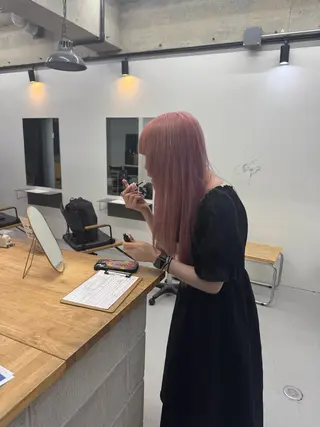 ロング カラー ゆうと/ブリーチモデ ル/ストレートモデルのヘアスタイル