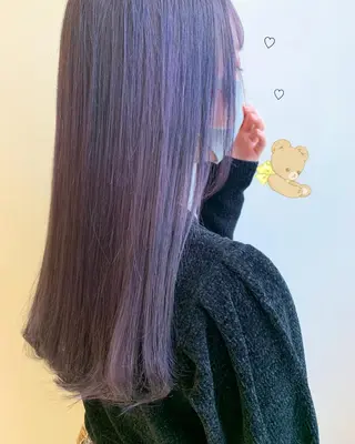 セミロング カラー 新宿駅近♡個室 ♡関口三都季🌜のヘアスタイル