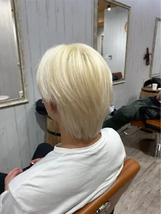 ショート カラー メンズ リト /渋谷/ハイトーンのヘアスタイル