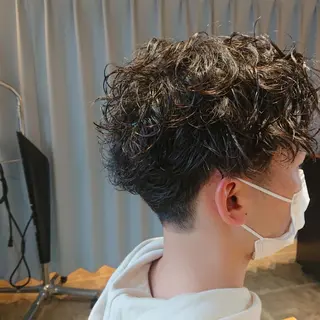 パーマ メンズ alushe 岡 陽子のヘアスタイル