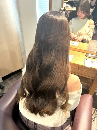 セミロング カラー パーソナルカラー 診断🍀マリンのヘアスタイル