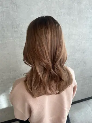 ミディアム KAEDE🎀 縮毛矯正＆パーマ特化のヘアスタイル