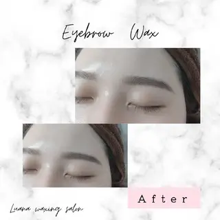 アイブロウ Luana wax 🐚根本のエステ・リラクイメージ