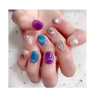 ショート ネイル 👑enen style👑のネイルデザイン
