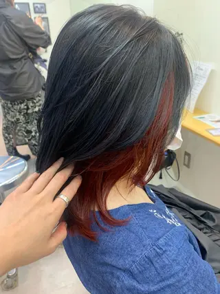 ミディアム カラー AR.MARA サトウヒカルのヘアスタイル