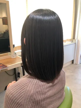 ミディアム 森 翼のヘアスタイル