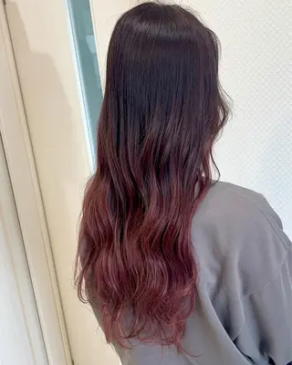 ロング カラー 大竹里旺/belle /インナーカラーのヘアスタイル