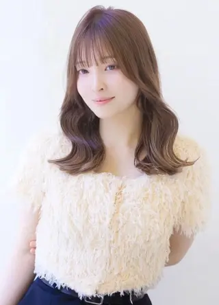 セミロング 尾前 了守のヘアスタイル