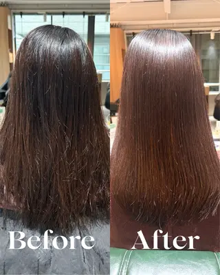 ロング 茅ヶ崎/縮毛矯正/ ソノカのヘアスタイル