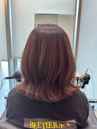 ミディアム カラー 韓国レイヤー✨ yasuko銀座のヘアスタイル