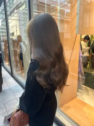 ロング カラー ダブルカラー🤍 髪質改善／原島のヘアスタイル