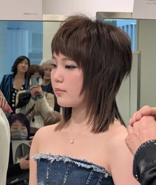 ミディアム 早坂 繁喜のヘアスタイル