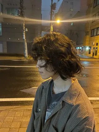 ミディアム パーマ ら んのヘアスタイル