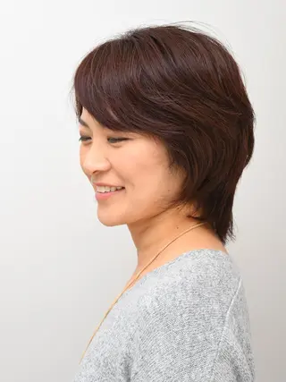 ショート カラー 山田 達也のヘアスタイル