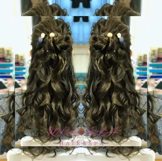 ロング ヘアアレンジ Yamauchi natsumiのヘアスタイル