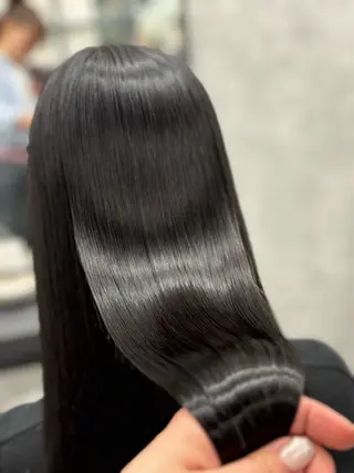 ロング カラー すぐ巻ける縮毛矯正 🍀勝倉　麗のヘアスタイル
