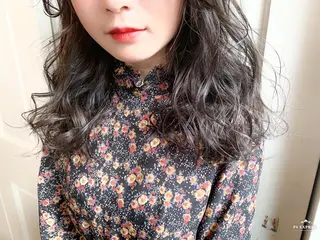 セミロング カラー ショート✨ボブ✨代表 新田見美仁のヘアスタイル