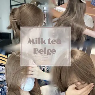 カラー 廣岡 悠愛のヘアスタイル