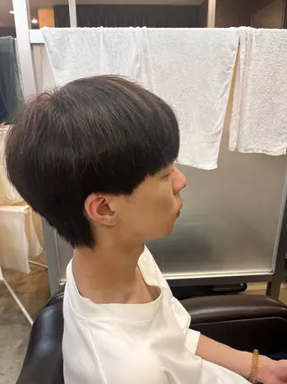 ミディアム メンズ 清水 寧生のヘアスタイル