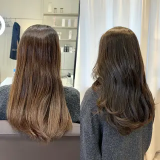 ロング EIGHT plum TOKIOリミテッドのヘアスタイル