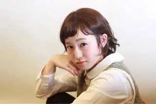 ショート カラー 平尾駅直結/徒歩0分 イノセントヘアのヘアスタイル