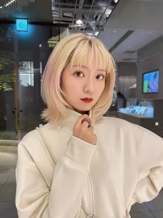 ミディアム カラー 💎レイヤー髪質改善 💎Jumpeiのヘアスタイル